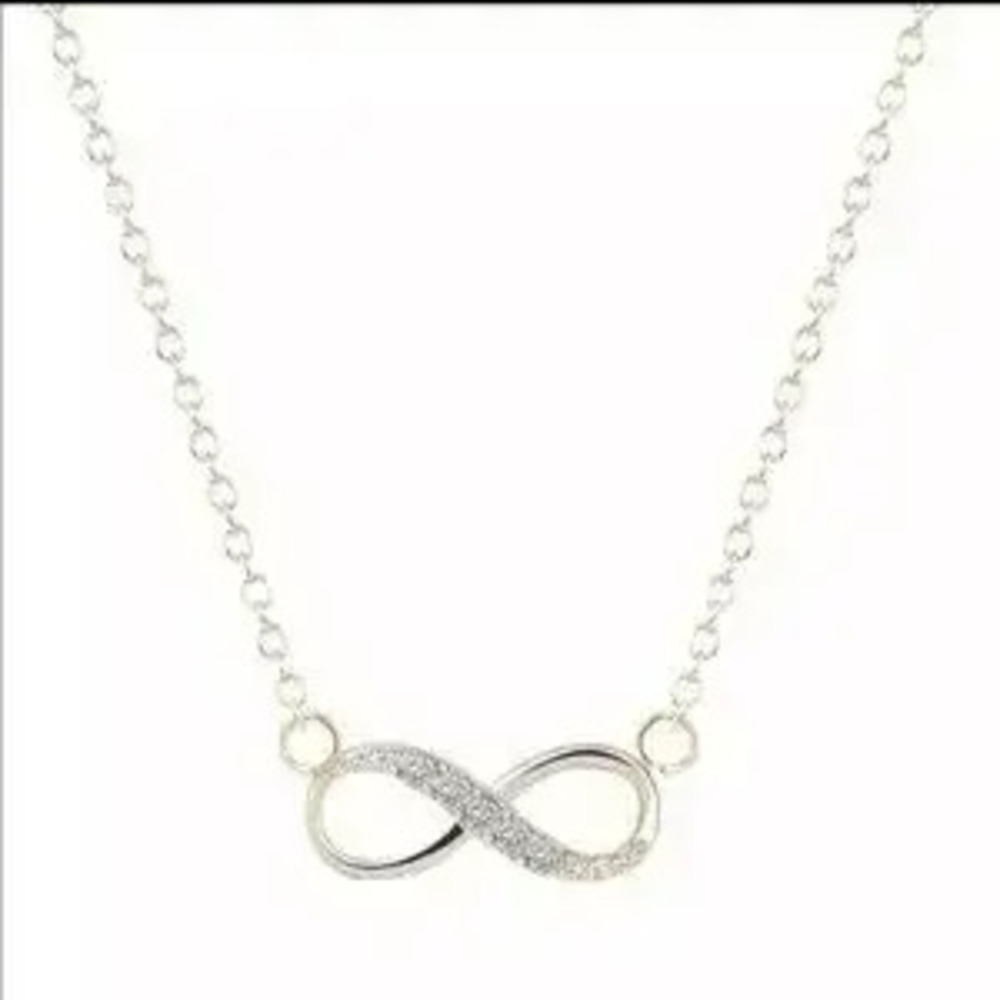 Gold Filled Cubic Zirconia Infinity Necklace